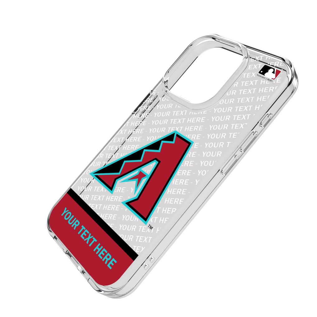 Arizona Diamondbacks Endzone Design iPhone Clear Case