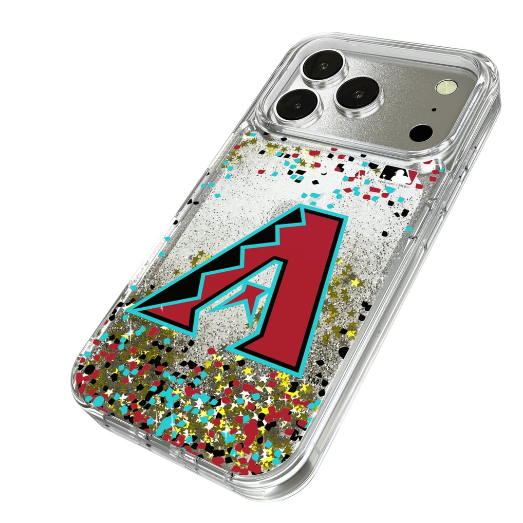 Arizona Diamondbacks Glitter Confetti iPhone Case