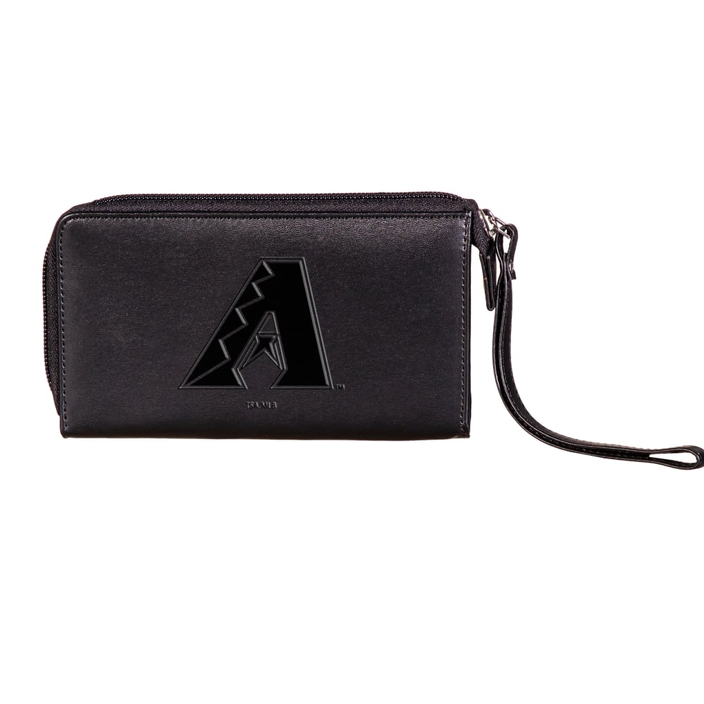 Arizona Diamondbacks Cell Phone Wristlet Wallet - Black