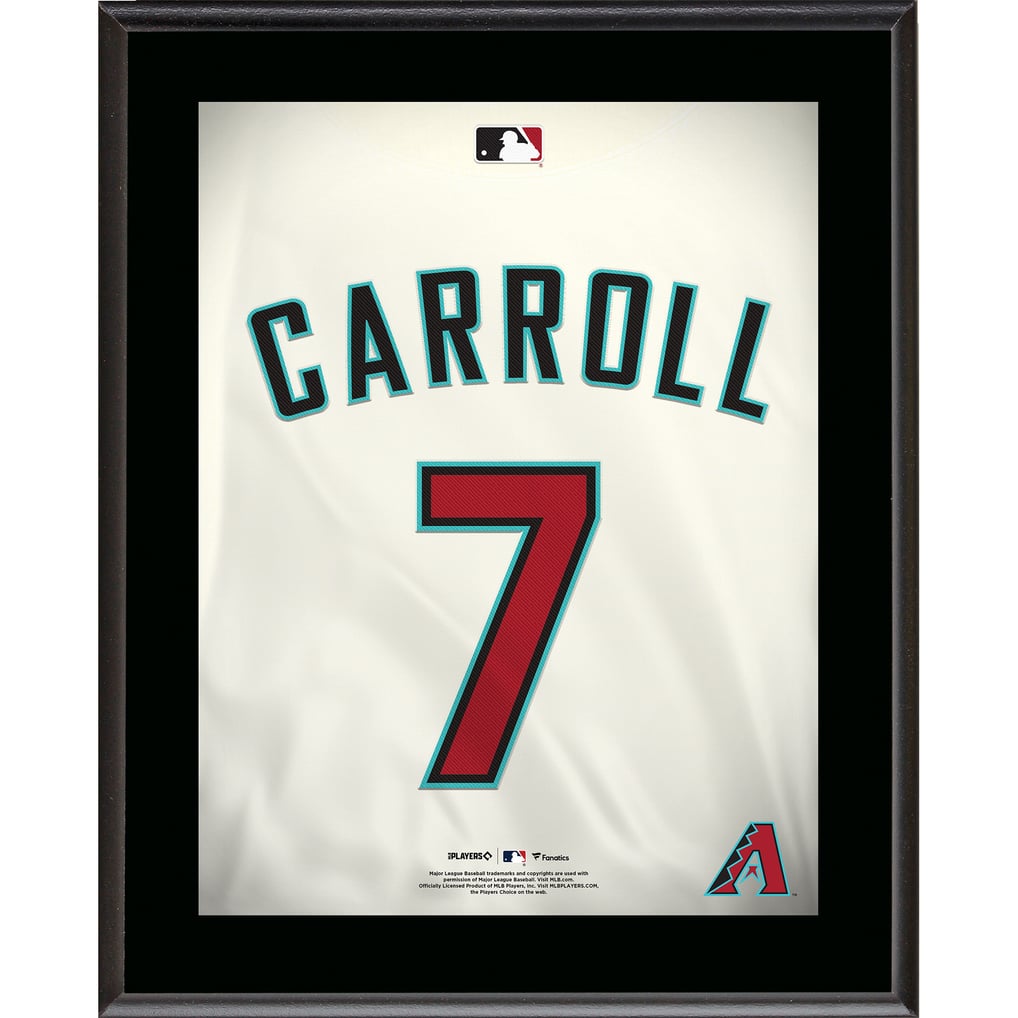 Corbin Carroll Arizona Diamondbacks Fanatics Authentic 10.5" x 13" Jersey Number Sublimated Player Plaque