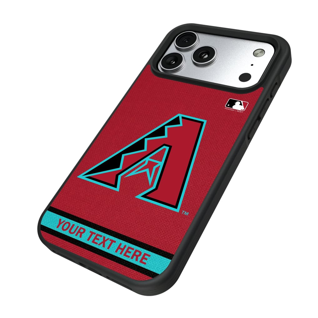 Arizona Diamondbacks Keyscaper Personalized Bump Case with 8.2ft Drop Protection