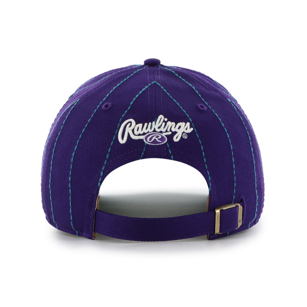 Arizona Diamondbacks '47 x Rawlings Pinstripe Hitch Adjustable Hat - Purple