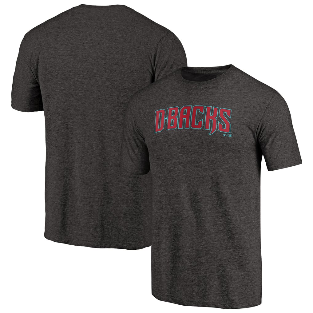 Arizona Diamondbacks Team Wordmark Tri-Blend T-Shirt - Black