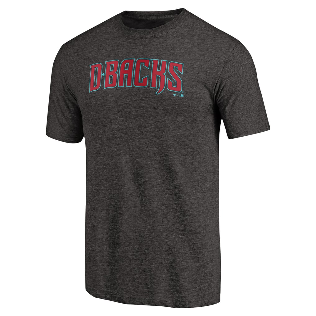 Arizona Diamondbacks Team Wordmark Tri-Blend T-Shirt - Black