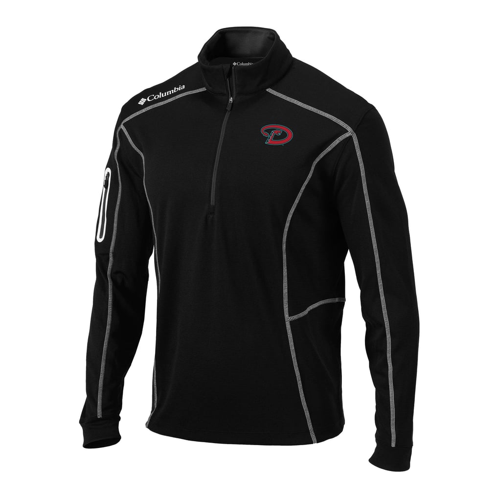  Arizona Diamondbacks Columbia Omni-Wick Shotgun Quarter-Zip Pullover - Black