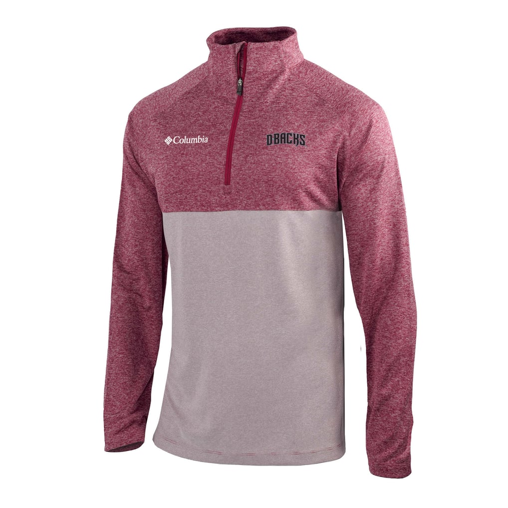  Arizona Diamondbacks Columbia Omni-Wick Raglan Rockin' It Quarter-Zip Pullover - Red