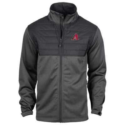  Arizona Diamondbacks Dunbrooke Explorer Full-Zip Jacket - Heather Black