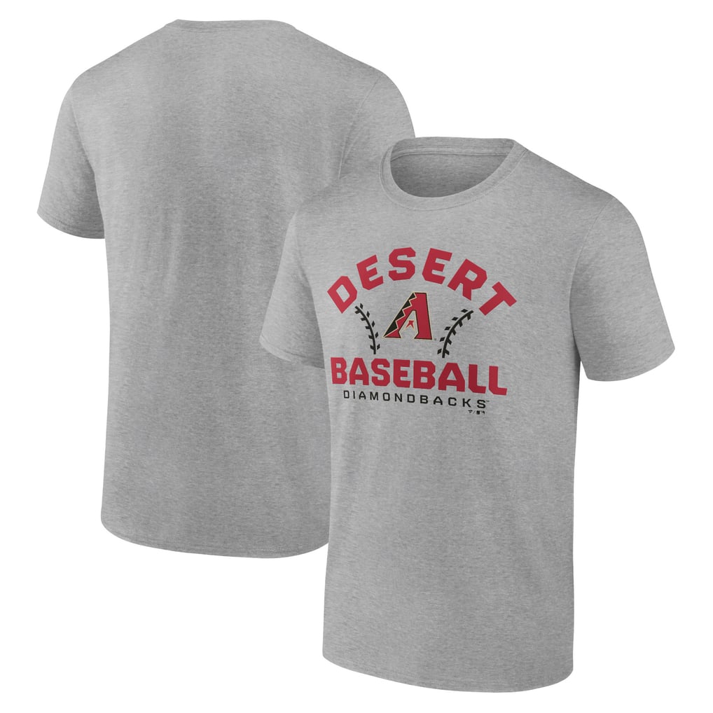 Arizona Diamondbacks Team Go For Two T-Shirt - Heather Gray