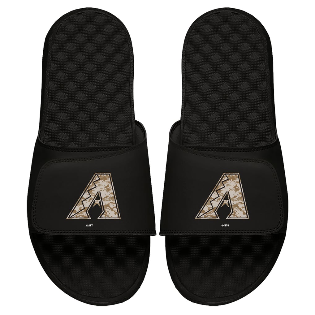 Arizona Diamondbacks ISlide Camo Logo Slide Sandals - Black