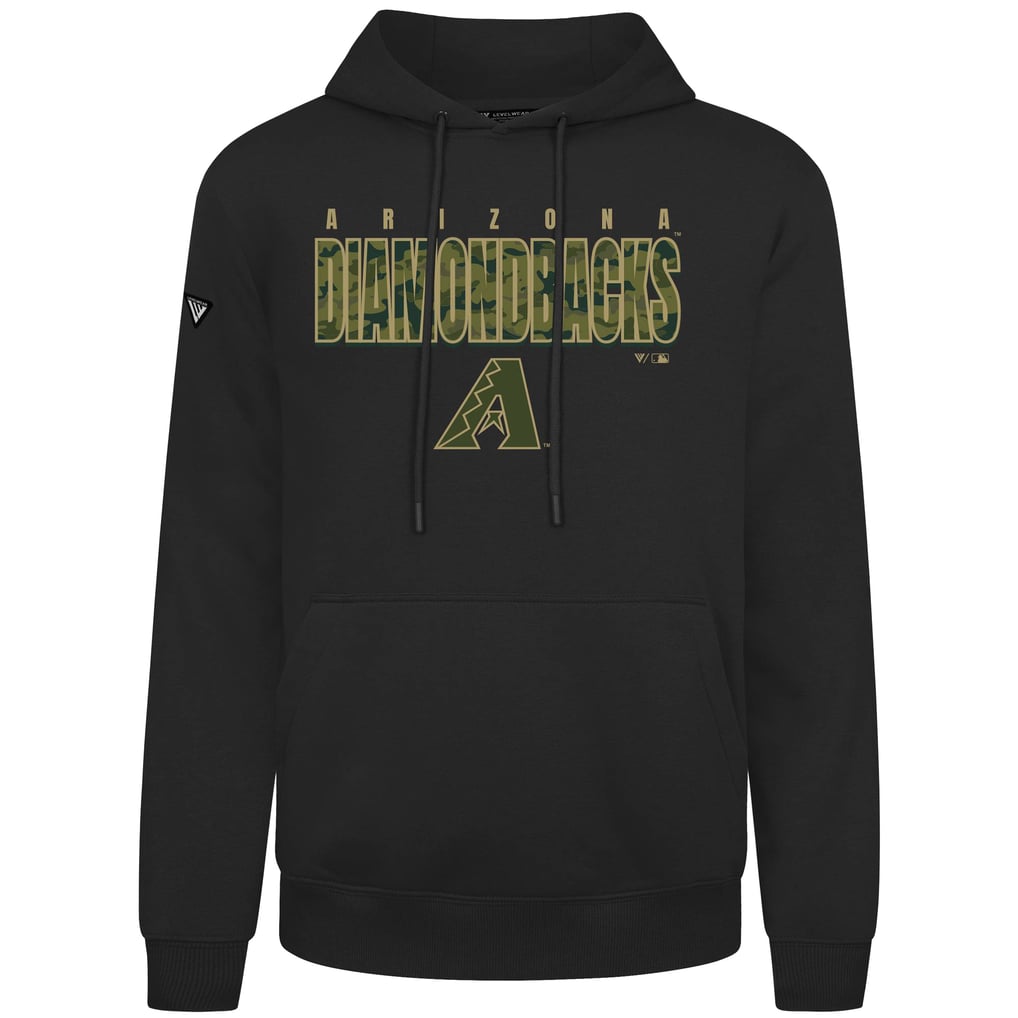  Arizona Diamondbacks Levelwear Podium Protect Pullover Hoodie - Black