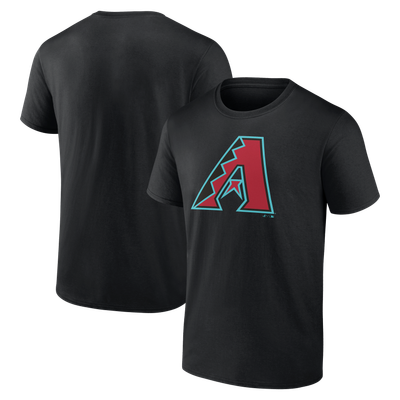Arizona Diamondbacks Logo Athletic Official Logo T-Shirt - Black