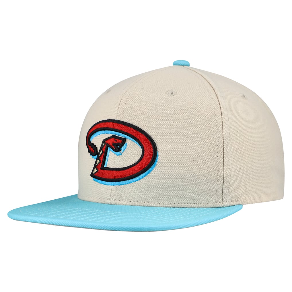 Arizona Diamondbacks Mitchell & Ness Basic Flip Snapback Hat - Cream