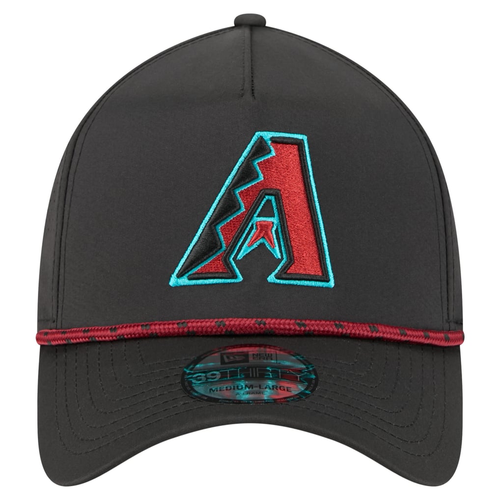 Arizona Diamondbacks New Era 39THIRTY A-Frame Perforated Flex Hat - Black