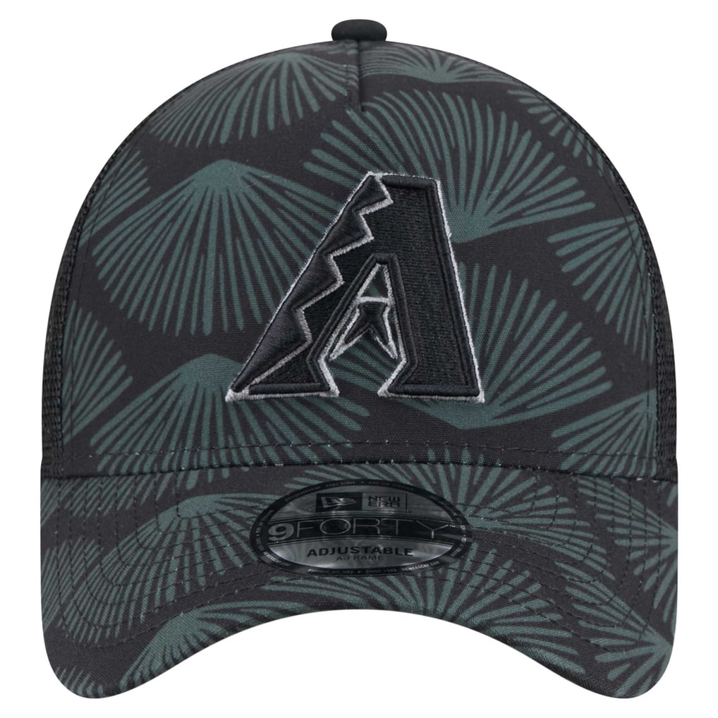  Arizona Diamondbacks New Era 9FORTY A-Frame Trucker Adjustable Hat - Black