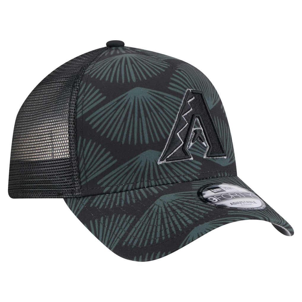  Arizona Diamondbacks New Era 9FORTY A-Frame Trucker Adjustable Hat - Black