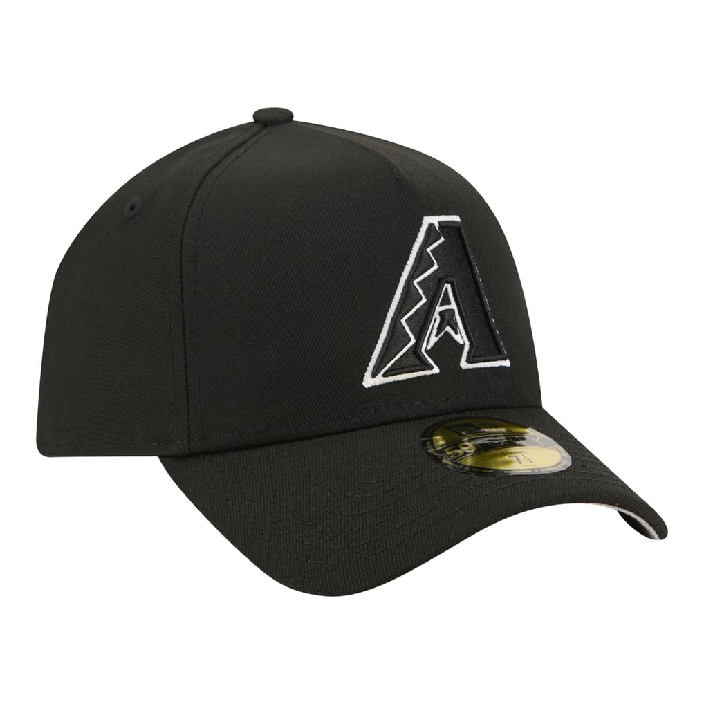  Arizona Diamondbacks New Era A-Frame 59FORTY Fitted Hat - Black