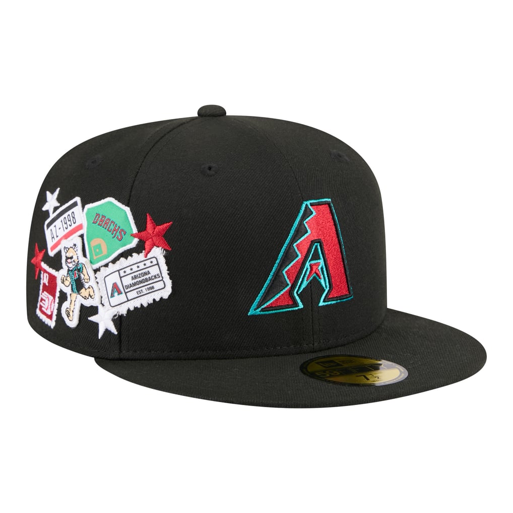  Arizona Diamondbacks New Era City Patch 59FIFTY Fitted Hat - Black