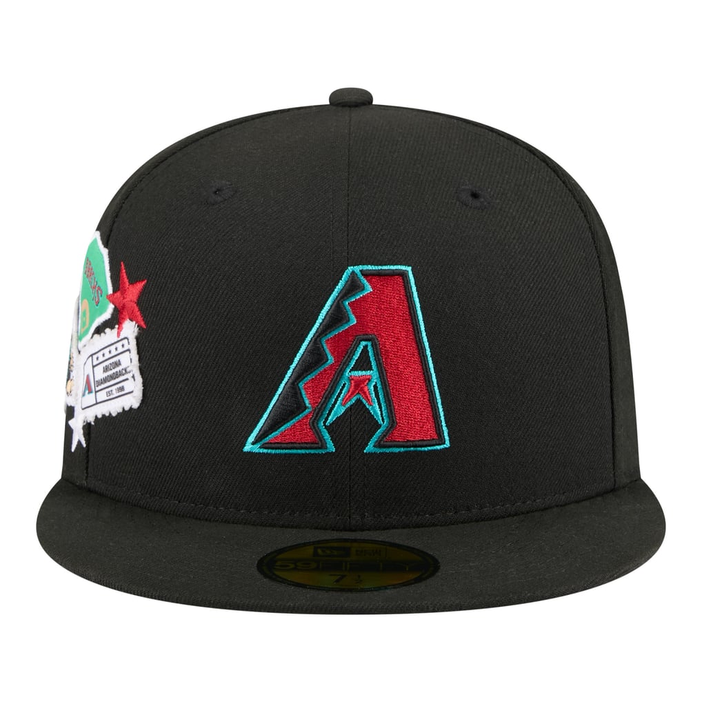 Arizona Diamondbacks New Era City Patch 59FIFTY Fitted Hat - Black