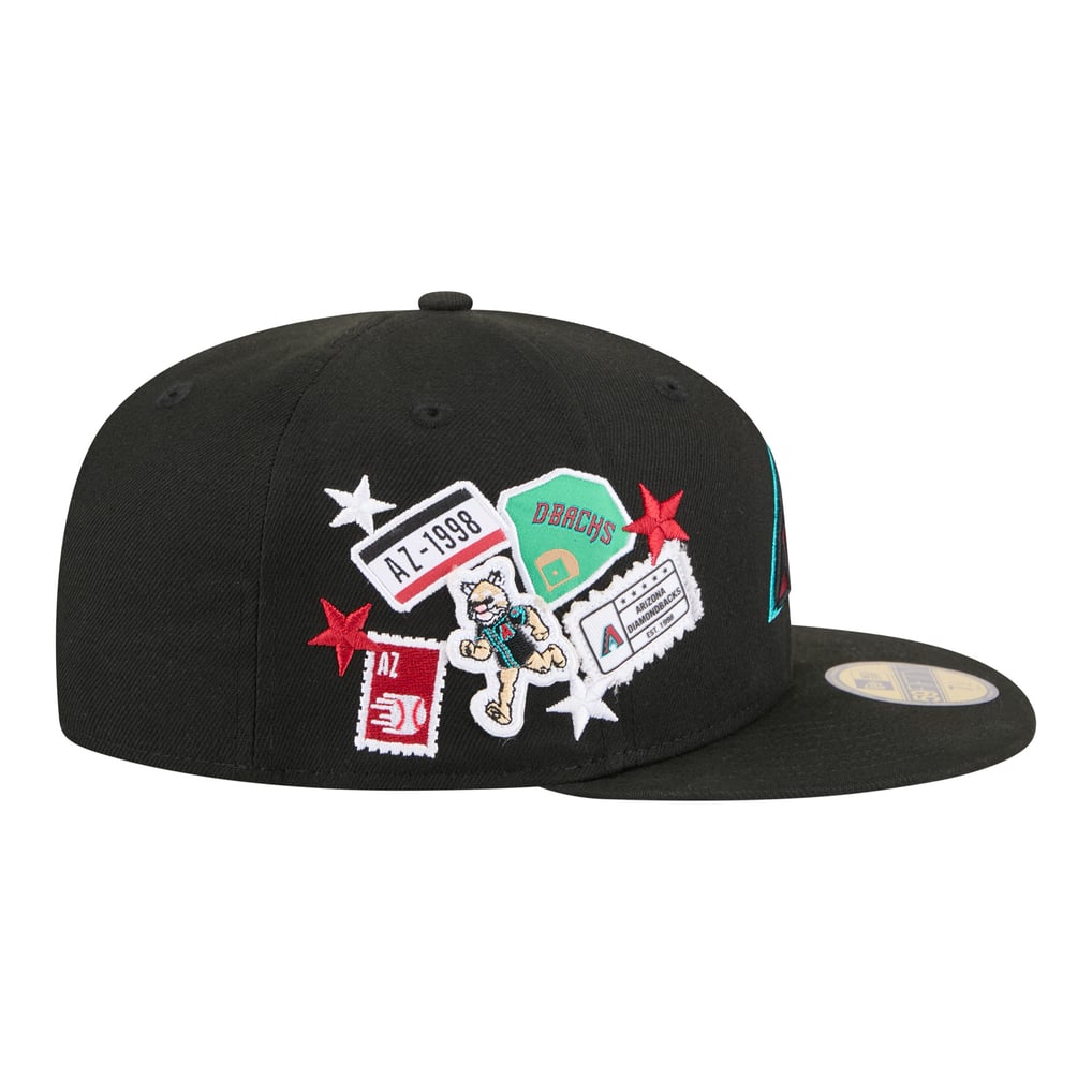  Arizona Diamondbacks New Era City Patch 59FIFTY Fitted Hat - Black
