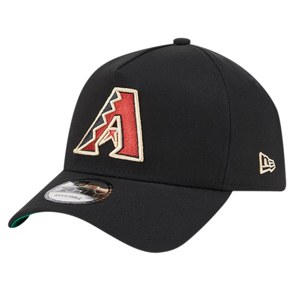 Arizona Diamondbacks New Era Team Color A-Frame 9FORTY Adjustable Hat - Black