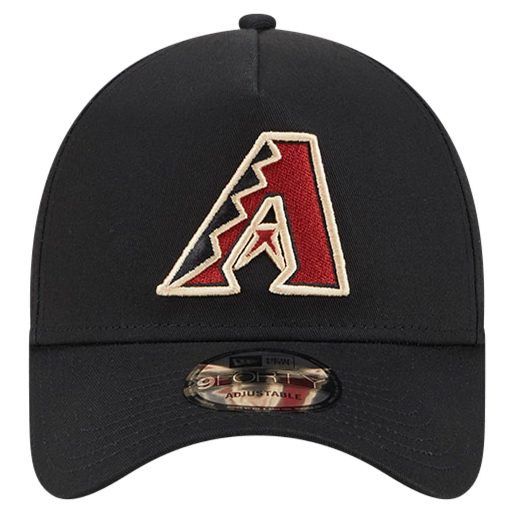 Arizona Diamondbacks New Era Team Color A-Frame 9FORTY Adjustable Hat - Black
