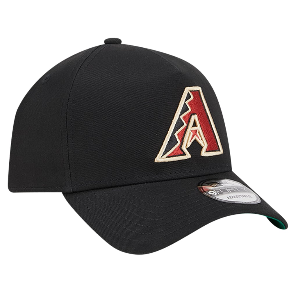 Arizona Diamondbacks New Era Team Color A-Frame 9FORTY Adjustable Hat - Black