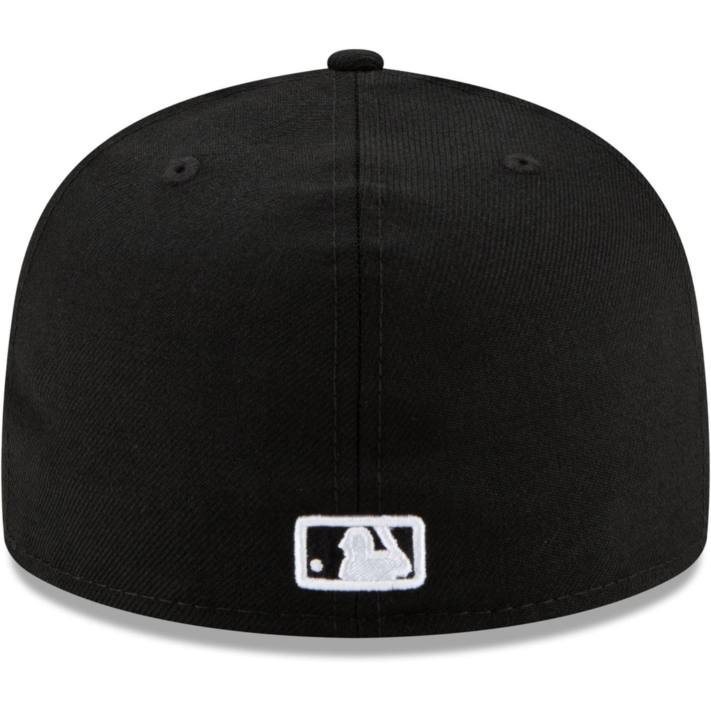 Arizona Diamondbacks New Era Upside Down Logo 59FIFTY Fitted Hat - Black