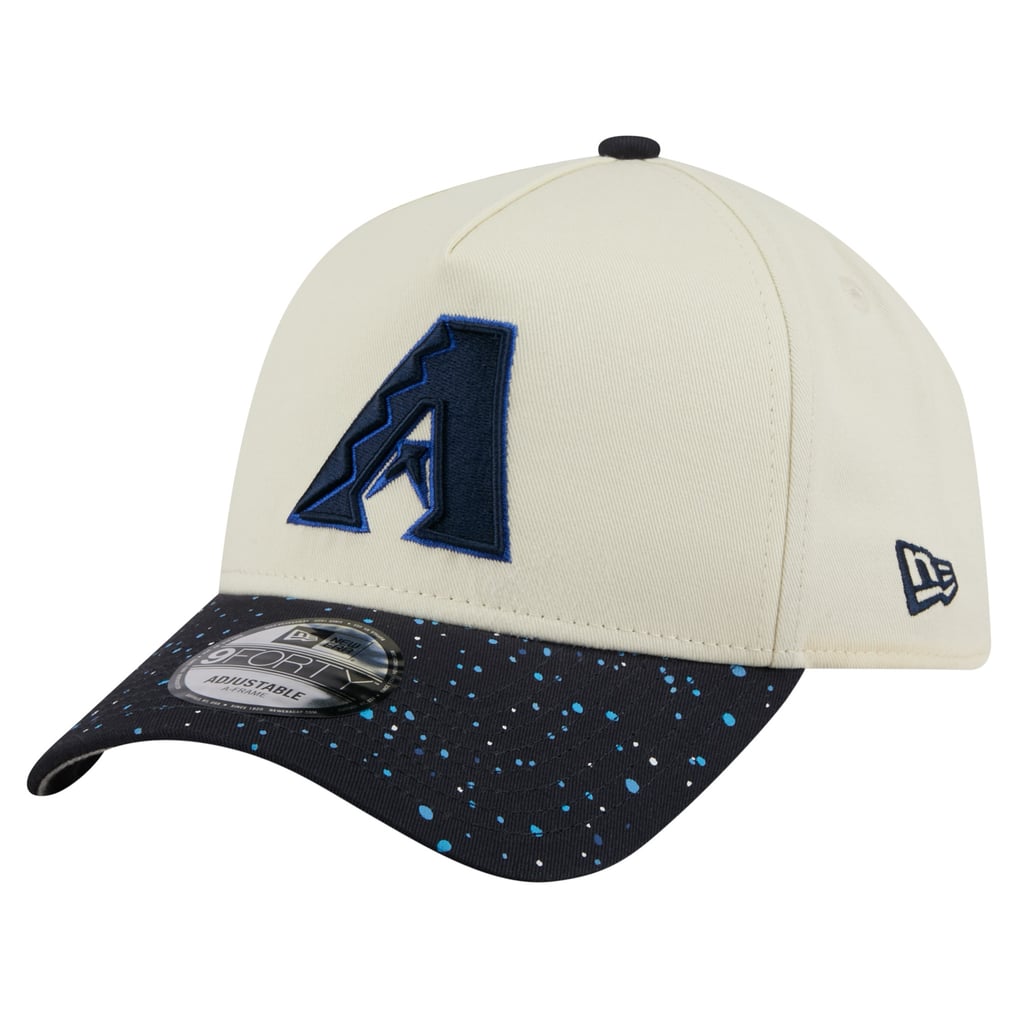  Arizona Diamondbacks New Era Speckle A-Frame 9FORTY Adjustable Hat - Cream

