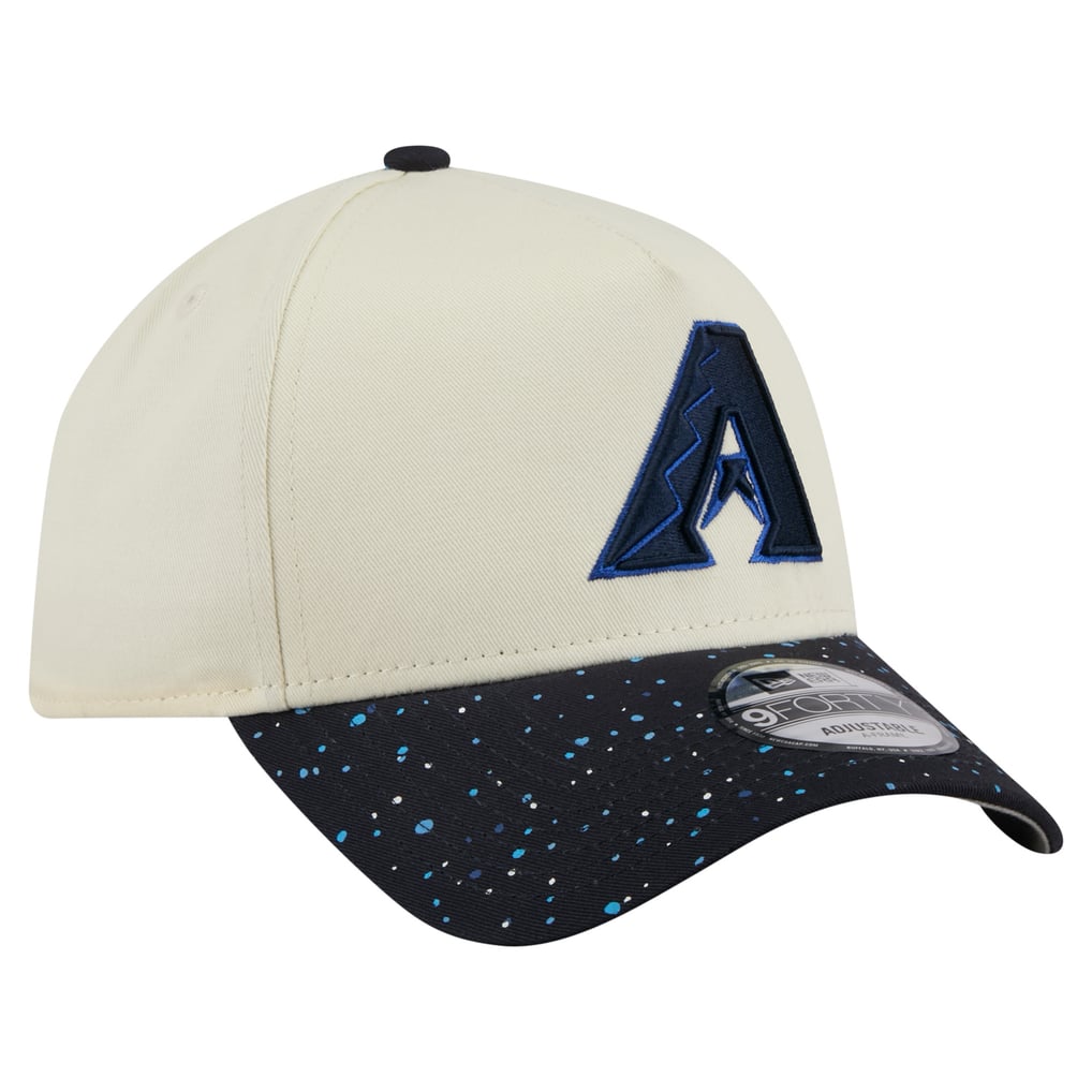  Arizona Diamondbacks New Era Speckle A-Frame 9FORTY Adjustable Hat - Cream
