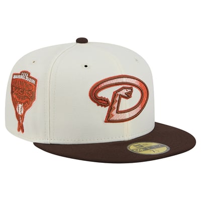 Arizona Diamondbacks New Era Pumpkin Spice 59FIFTY Fitted Hat - Natural/Brown