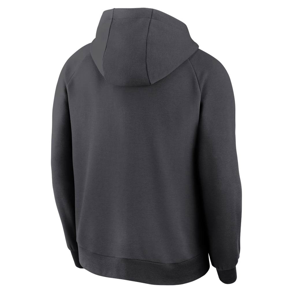 Arizona Diamondbacks Nike Authentic Collection Player Raglan Dri-FIT Full-Zip Hoodie - Anthracite
