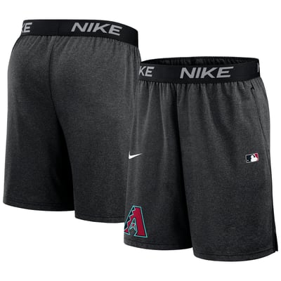 Arizona Diamondbacks Nike Authentic Collection Performance Knit Shorts - Black