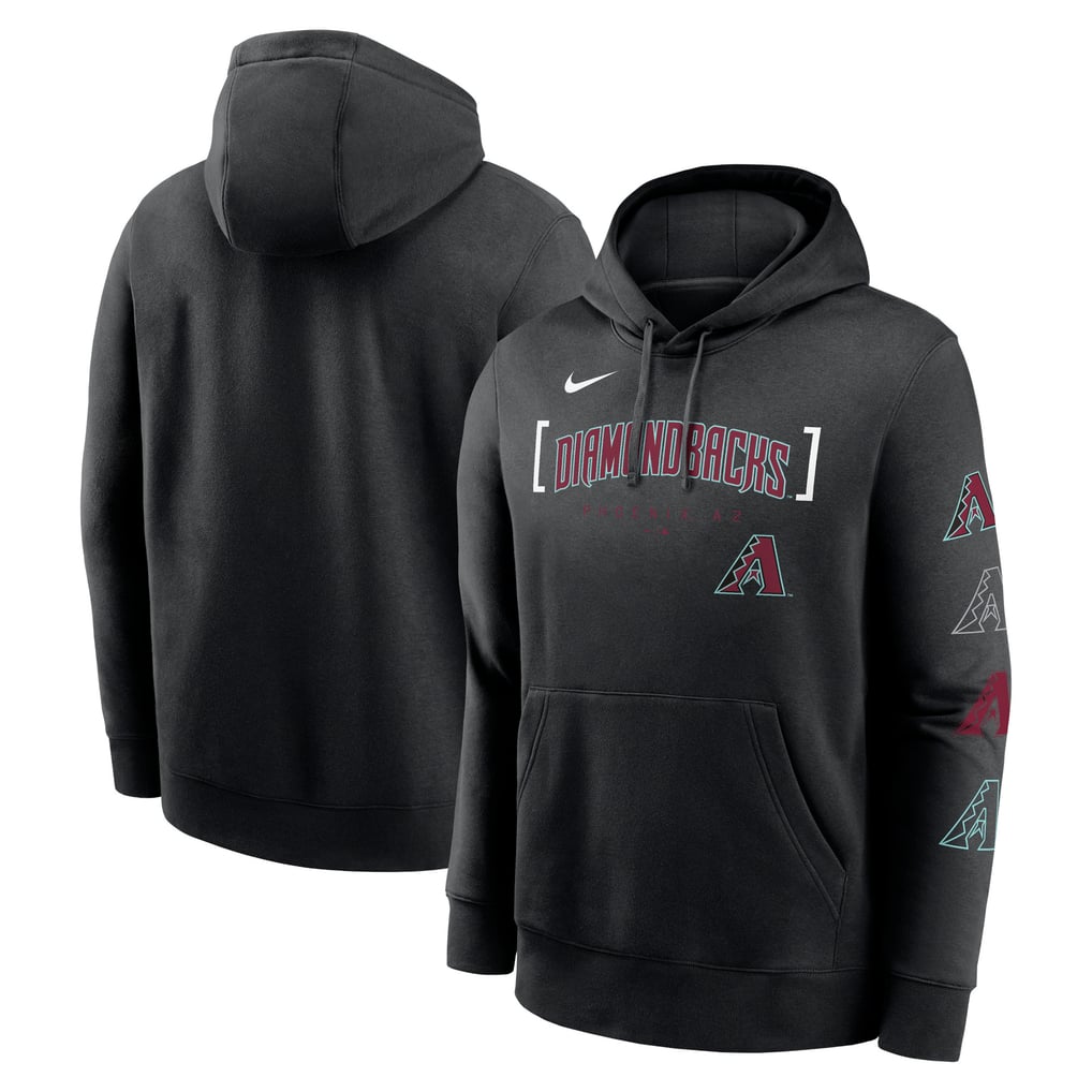 Arizona Diamondbacks Nike Club Stack Pullover Hoodie - Black