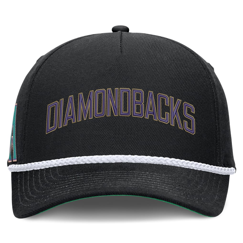 Arizona Diamondbacks Nike Cooperstown Collection Rise Adjustable Hat - Black