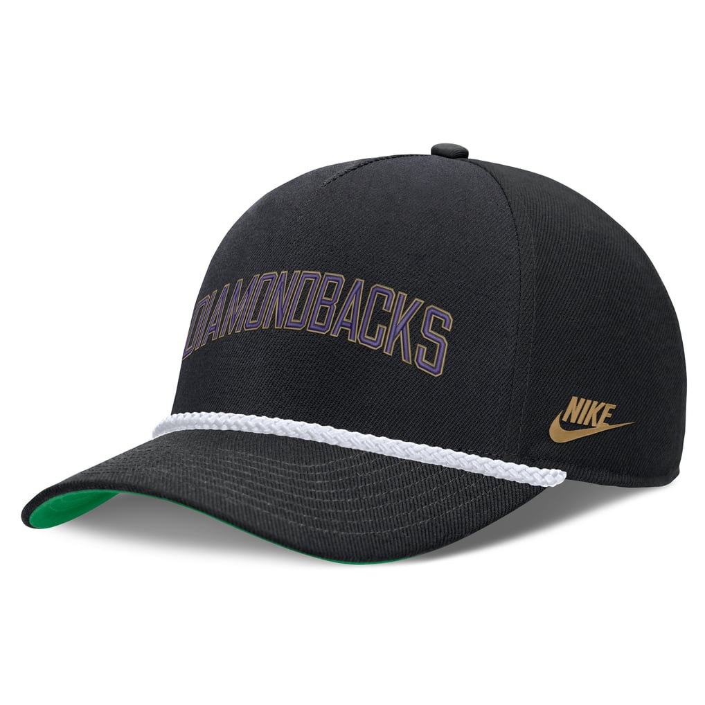 Arizona Diamondbacks Nike Cooperstown Collection Rise Adjustable Hat - Black