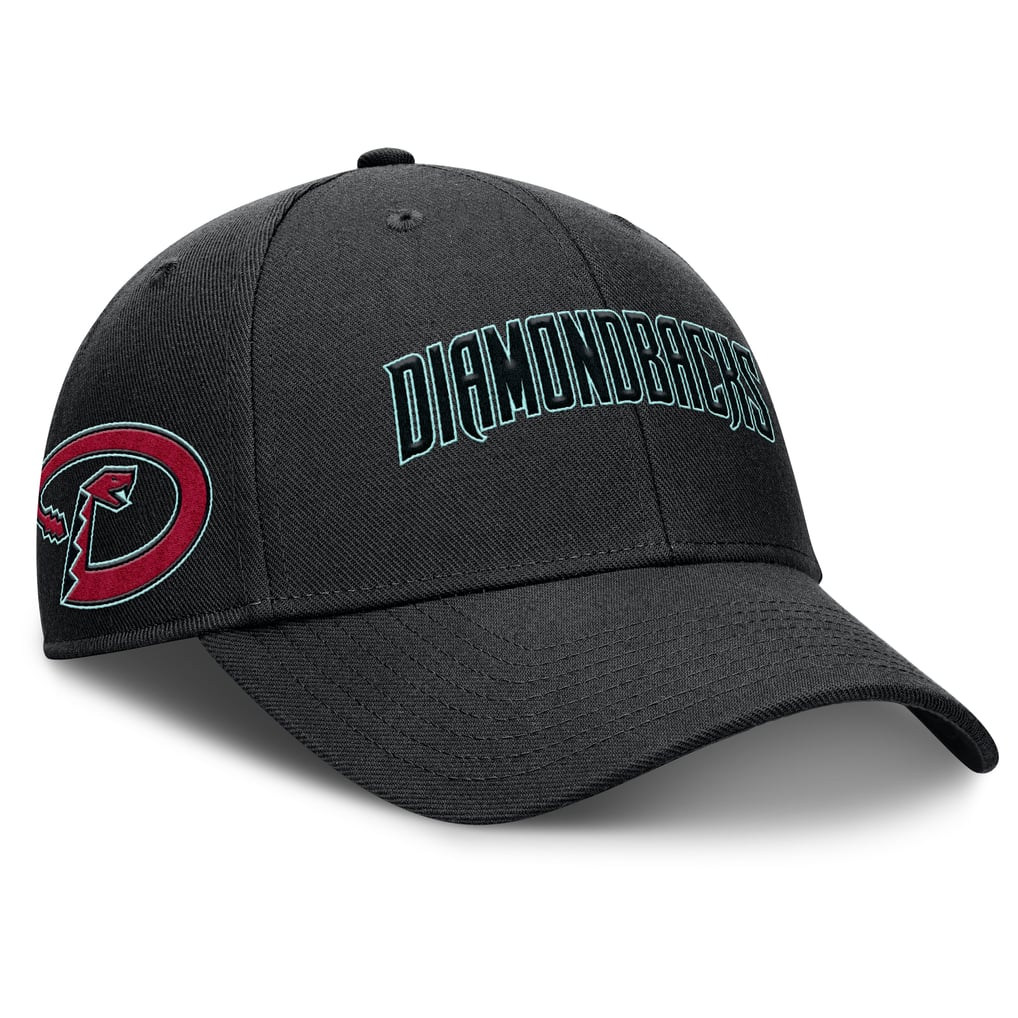 Arizona Diamondbacks Nike Rise Gaberdine Adjustable Hat - Black