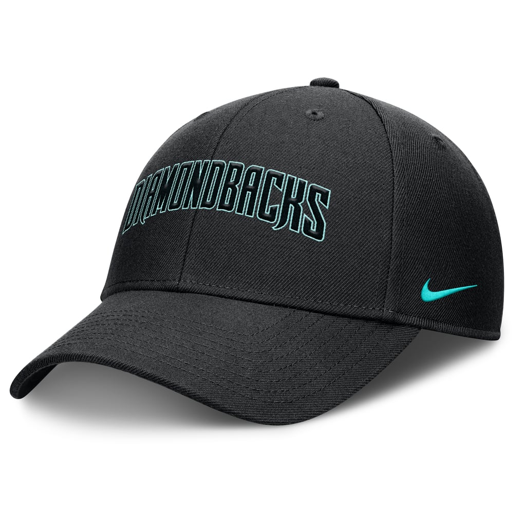 Arizona Diamondbacks Nike Rise Gaberdine Adjustable Hat - Black