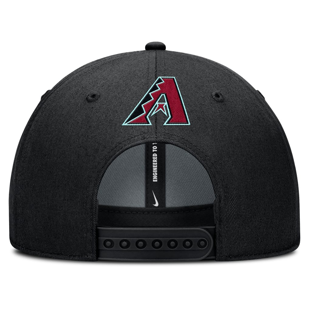 Arizona Diamondbacks Nike Rise Gaberdine Adjustable Hat - Black