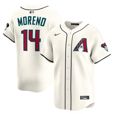 Gabriel Moreno Arizona Diamondbacks Nike Home Limited Player Jersey - Cream