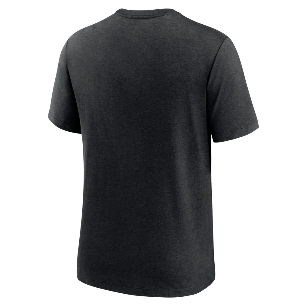 Arizona Diamondbacks Nike Cooperstown Collection Local Stack Tri-Blend T-Shirt - Heather Black