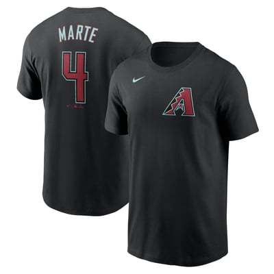 Ketel Marte Arizona Diamondbacks Nike Fuse Name & Number T-Shirt - Black
