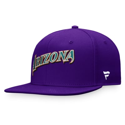 Arizona Diamondbacks Fanatics Cooperstown Collection Fitted Hat - Purple
