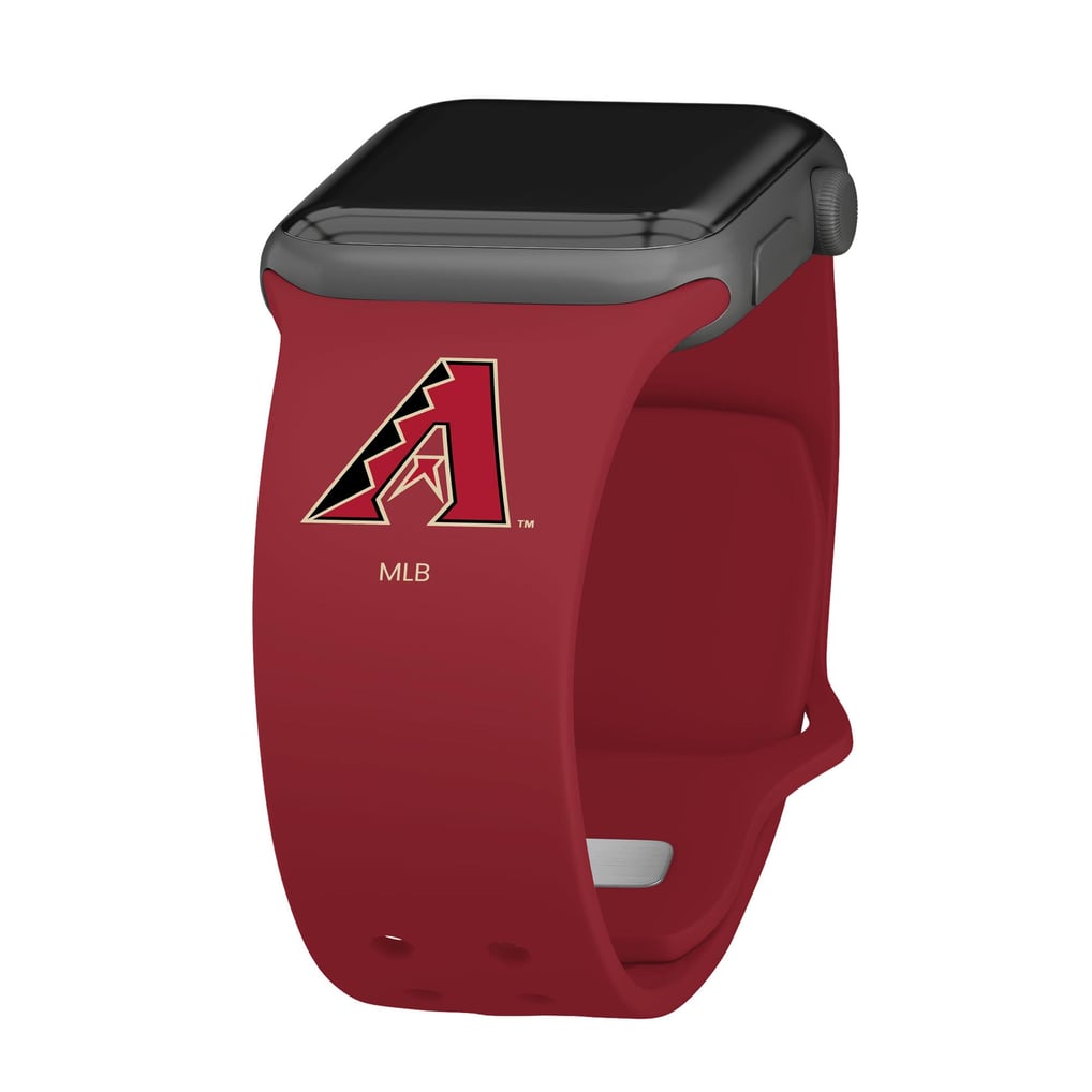 Arizona Diamondbacks Logo Silicone Apple Watch Band - Red
