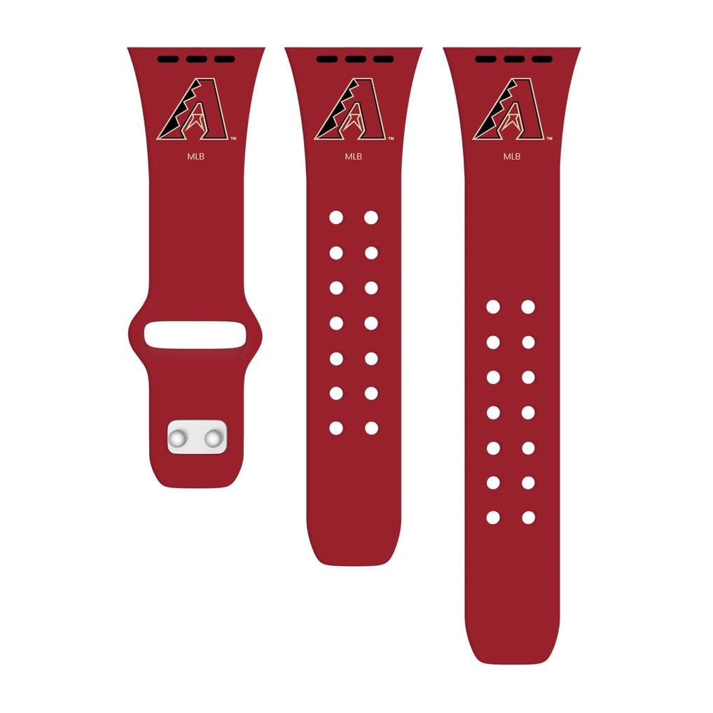 Arizona Diamondbacks Logo Silicone Apple Watch Band - Red