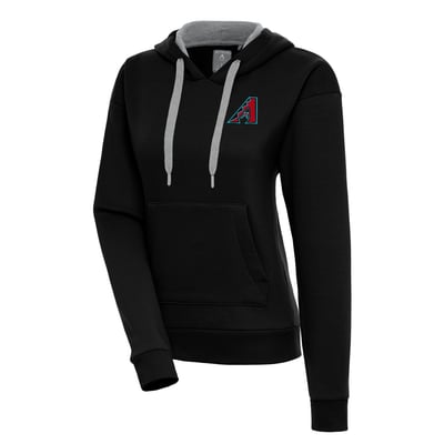  Arizona Diamondbacks Antigua Women's  Victory Pullover Hoodie – Black