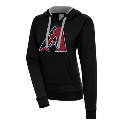 Arizona Diamondbacks Antigua Women's Victory Pullover Hoodie - Black