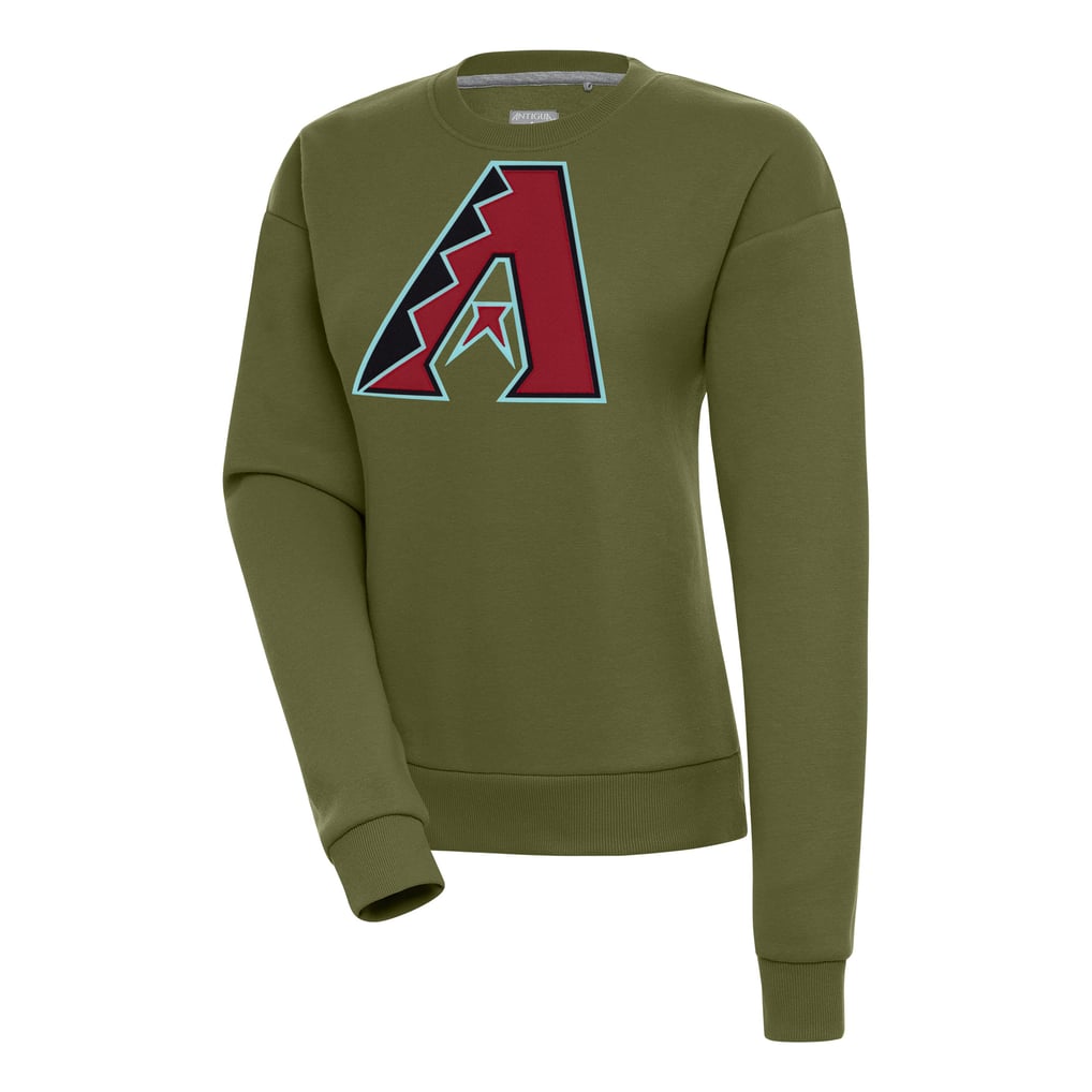 Arizona Diamondbacks Antigua Women's Victory Pullover Sweatshirt - Olive