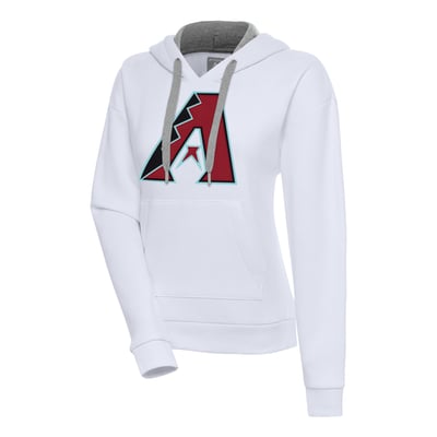 Arizona Diamondbacks Antigua Women's Victory Pullover Hoodie - White