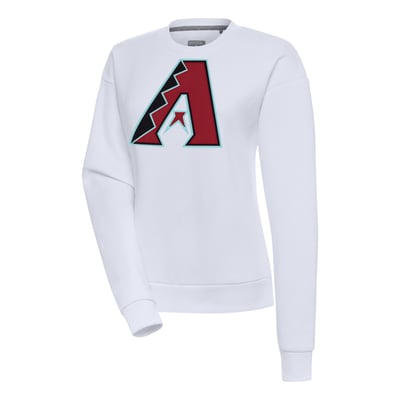 Arizona Diamondbacks Antigua Women's Victory Pullover Sweatshirt - White