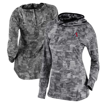  Arizona Diamondbacks Columbia Women's Omni-Wick Sunday Ball Pullover Hoodie - Black